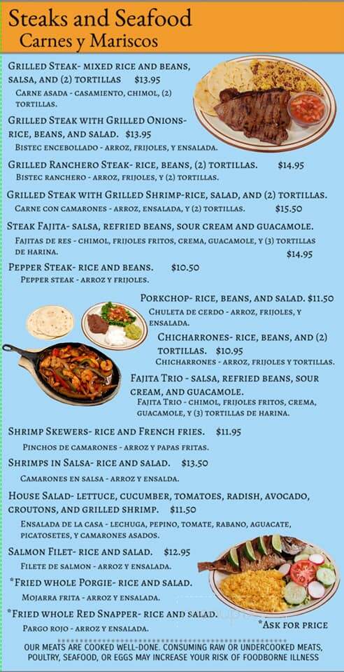 Francisco's Salvadoreno - Bethlehem, PA menu_pic