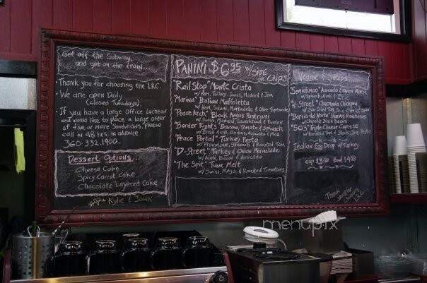 Little Red Caboose Cafe - Blaine, WA menu_pic