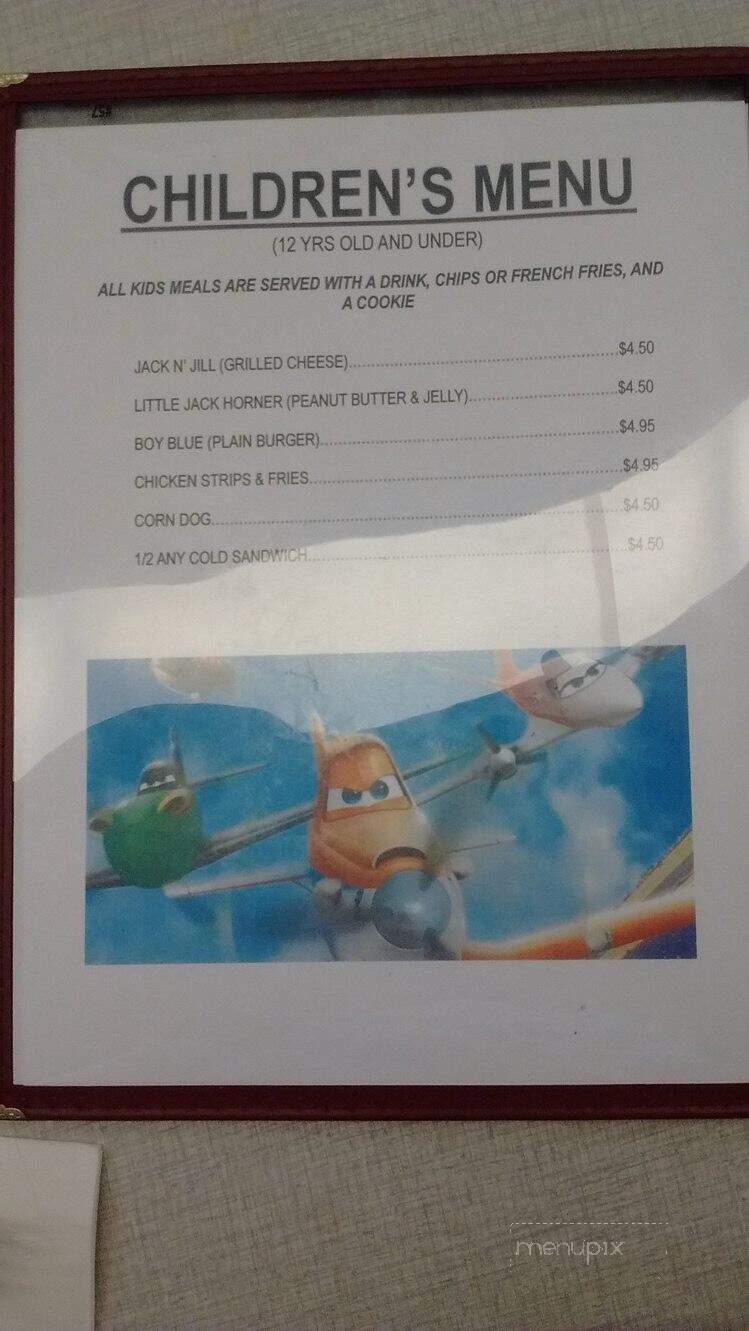 Susie's Skyway Restaurant - Prescott, AZ menu_pic