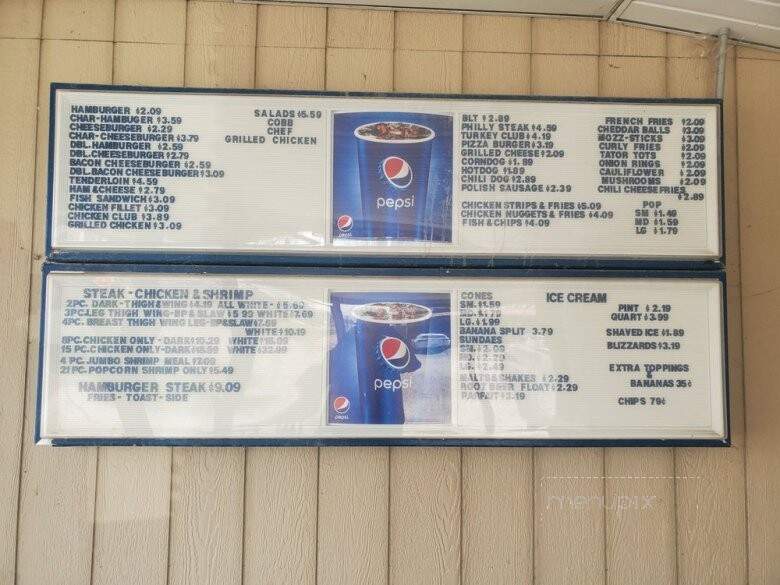 Dairy Lane - Unionville, MO menu_pic
