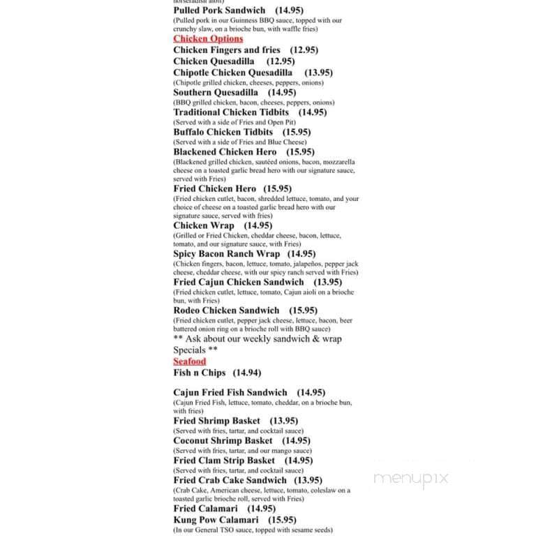 Helm Restaurant - Freeport, NY menu_pic