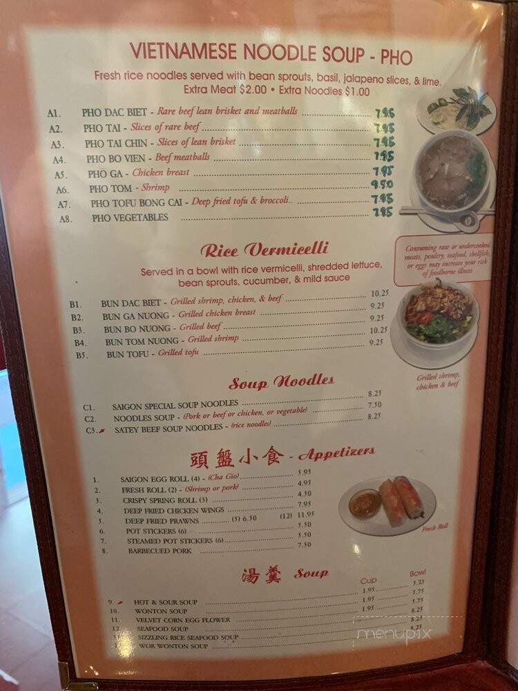 Saigon Kitchen - Monroe, WA menu_pic