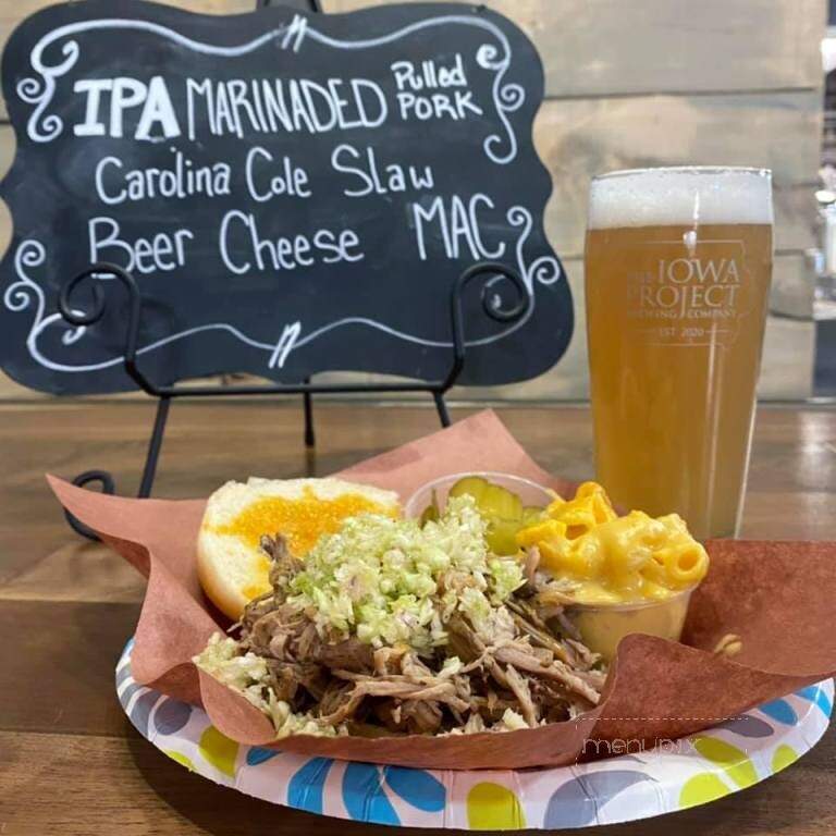 The Iowa Project Brewing Company - Spencer, IA menu_pic