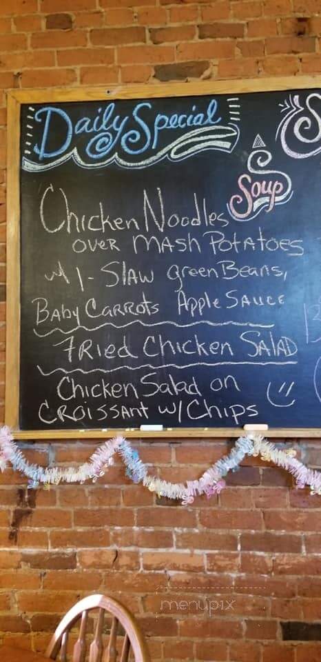 Yesterdaze - Boonville, IN menu_pic