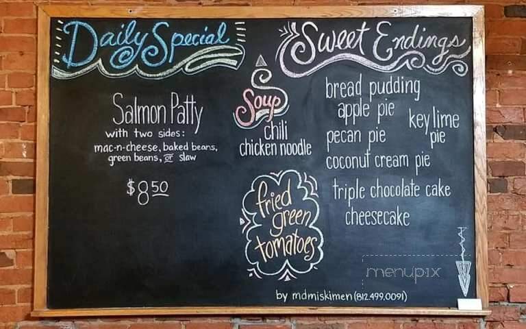 Yesterdaze - Boonville, IN menu_pic