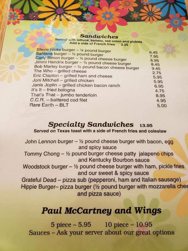 It's It Bar & Grill - Celina, OH menu_pic