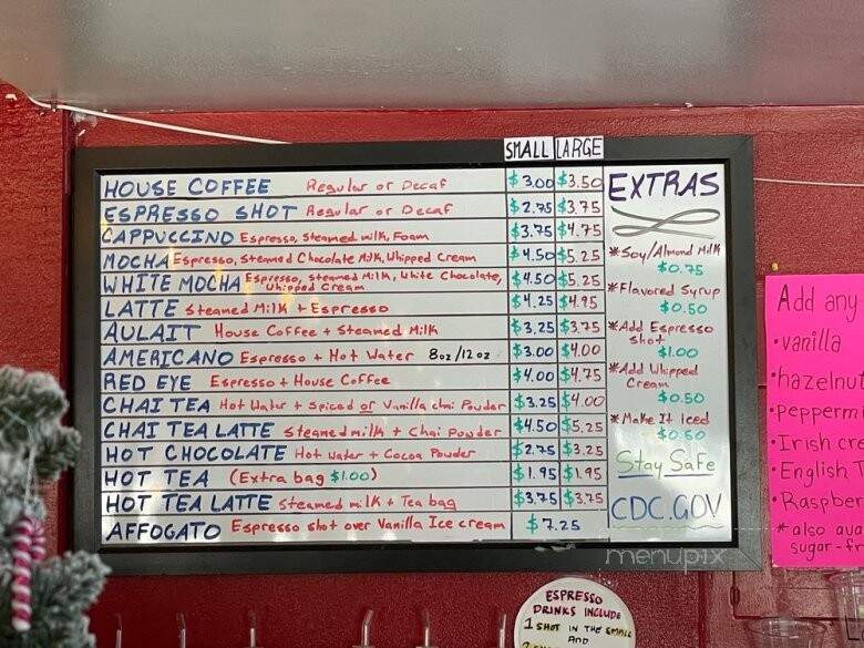Sun N Buns Bakery & Espresso Bar - Morro Bay, CA menu_pic