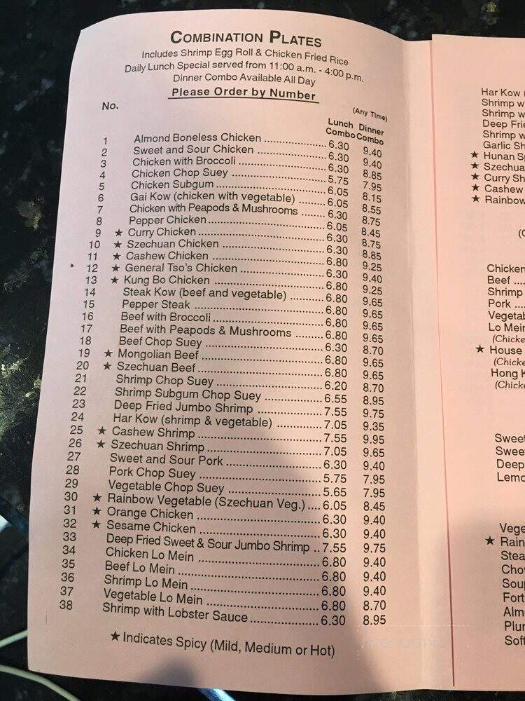 China Chef Express - Shelby Township, MI menu_pic