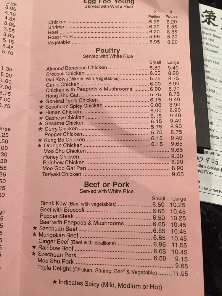 China Chef Express - Shelby Township, MI menu_pic