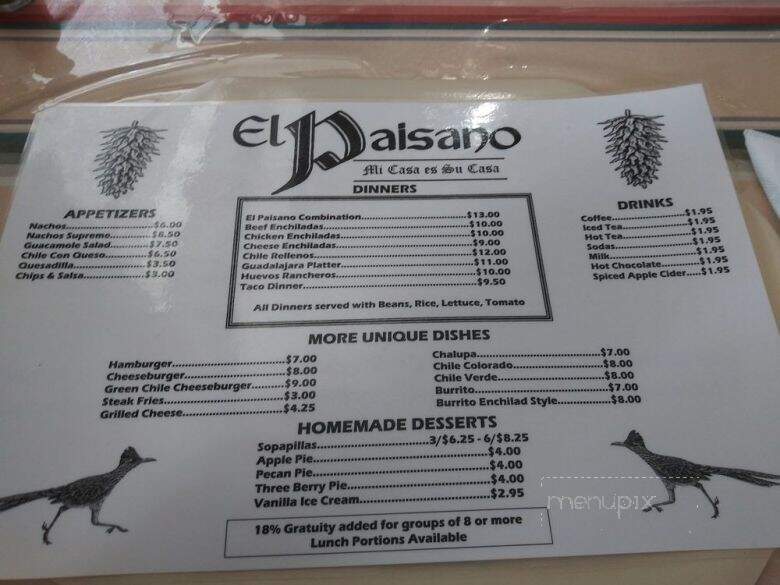 El Paisano Restaurant - Capitan, NM