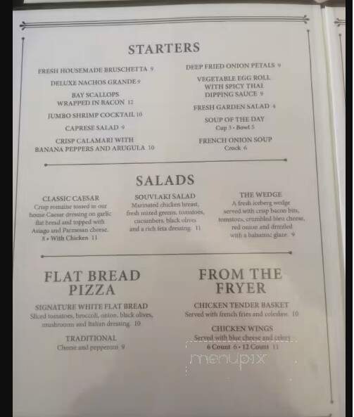 Windjammer's - Dunkirk, NY menu_pic