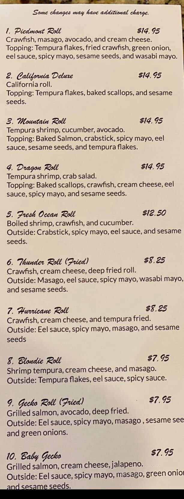 Piedmont Cuisine - Piedmont, OK menu_pic