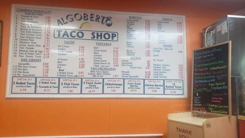 Algoberto's Taco Shop - Yucca Valley, CA