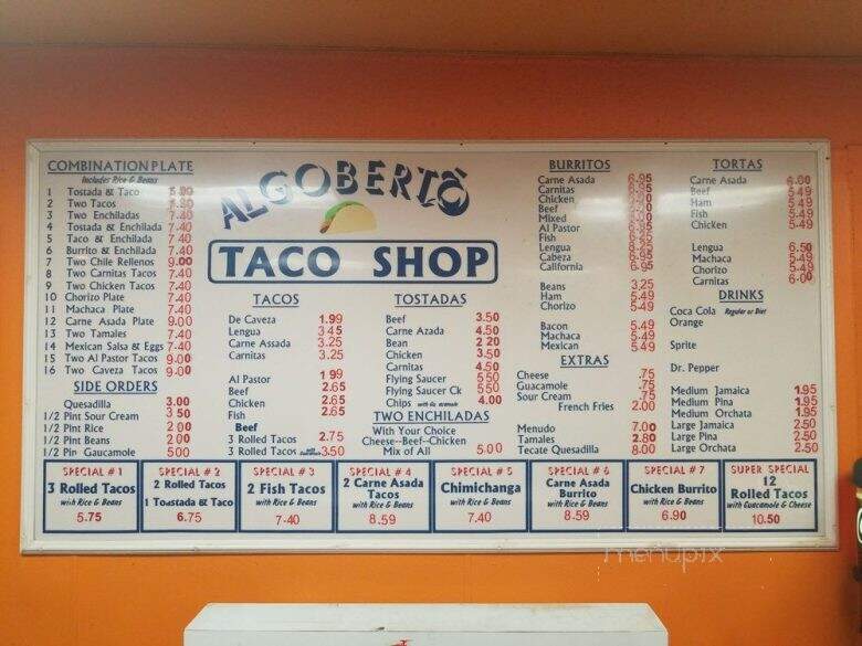 Algoberto's Taco Shop - Yucca Valley, CA