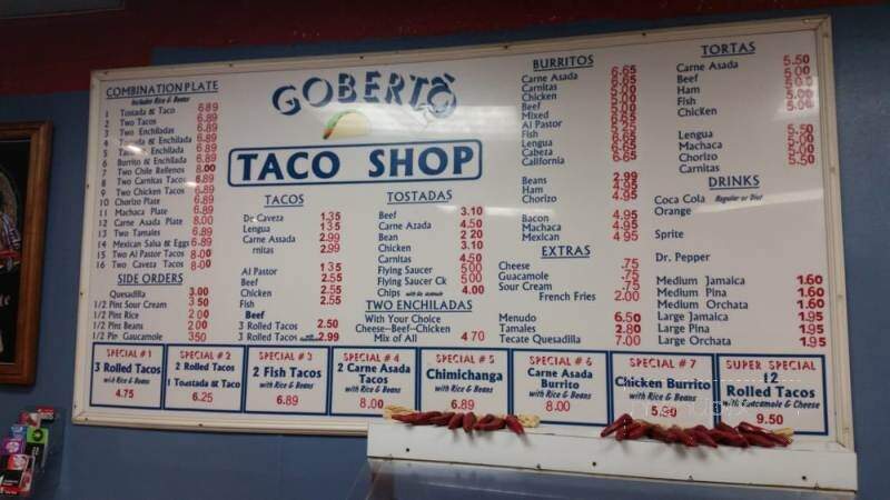 Algoberto's Taco Shop - Yucca Valley, CA