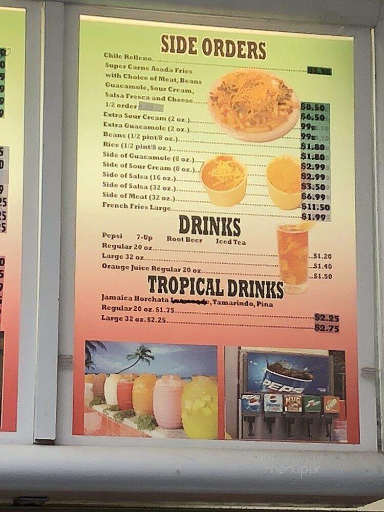 Jose's Taco Shop - Merced, CA menu_pic