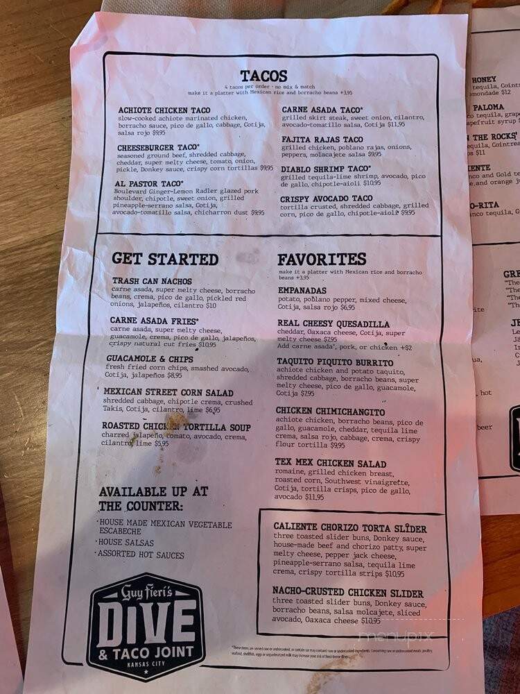 Guy Fieri's Dive & Taco Joint - Kansas City, MO