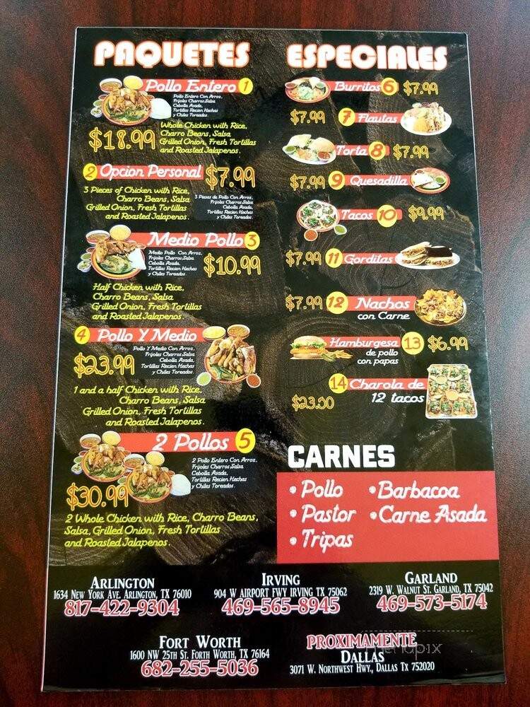 Chicken Pullita - Irving, TX menu_pic