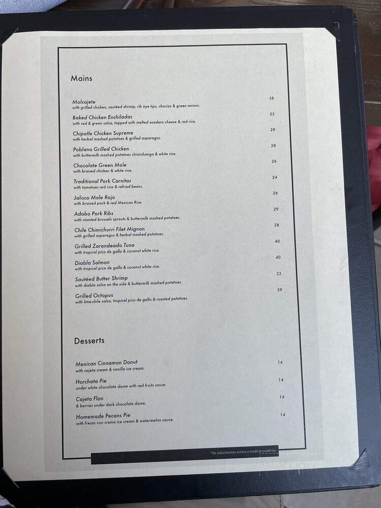 El Meson De Los Molcajetes - Santa Rosa, CA menu_pic