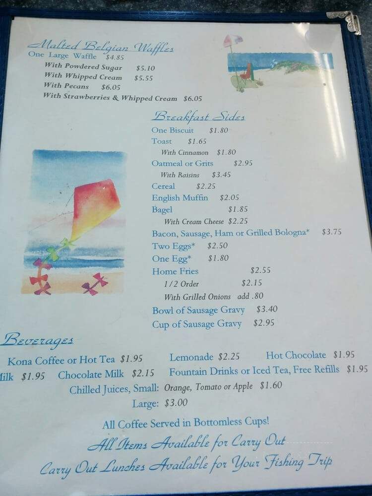 Peninsula Restaurant - Lakeside Marblehead, OH menu_pic
