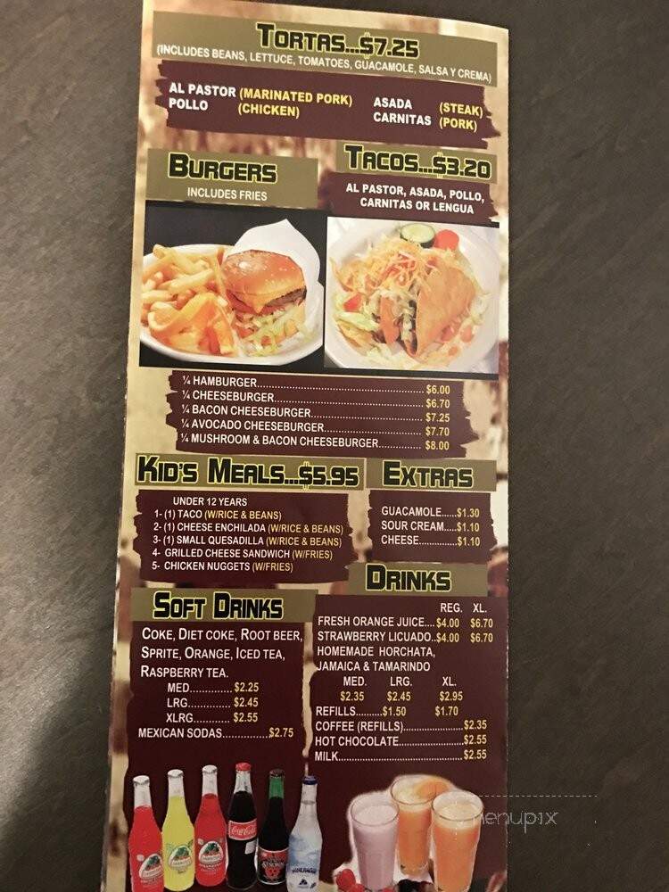 El Corral Mexican Grill - Riverside, CA menu_pic