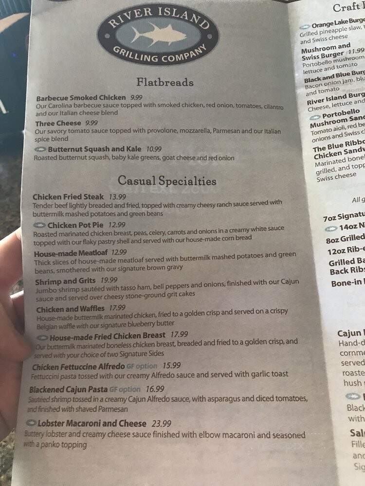 River Island Grilling Company - Kissimmee, FL menu_pic