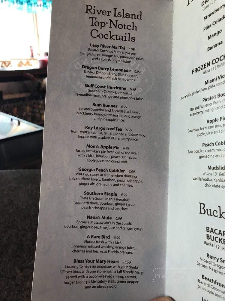 River Island Grilling Company - Kissimmee, FL menu_pic