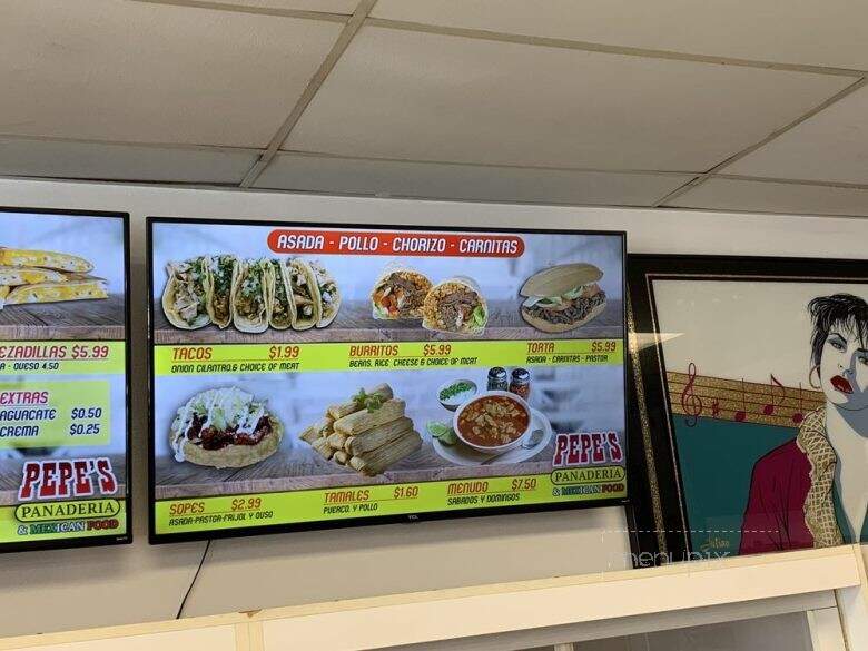 Pepe's Panaderia - Riverside, CA menu_pic
