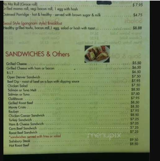 Loose Caboose Cafe - Chilliwack, BC menu_pic
