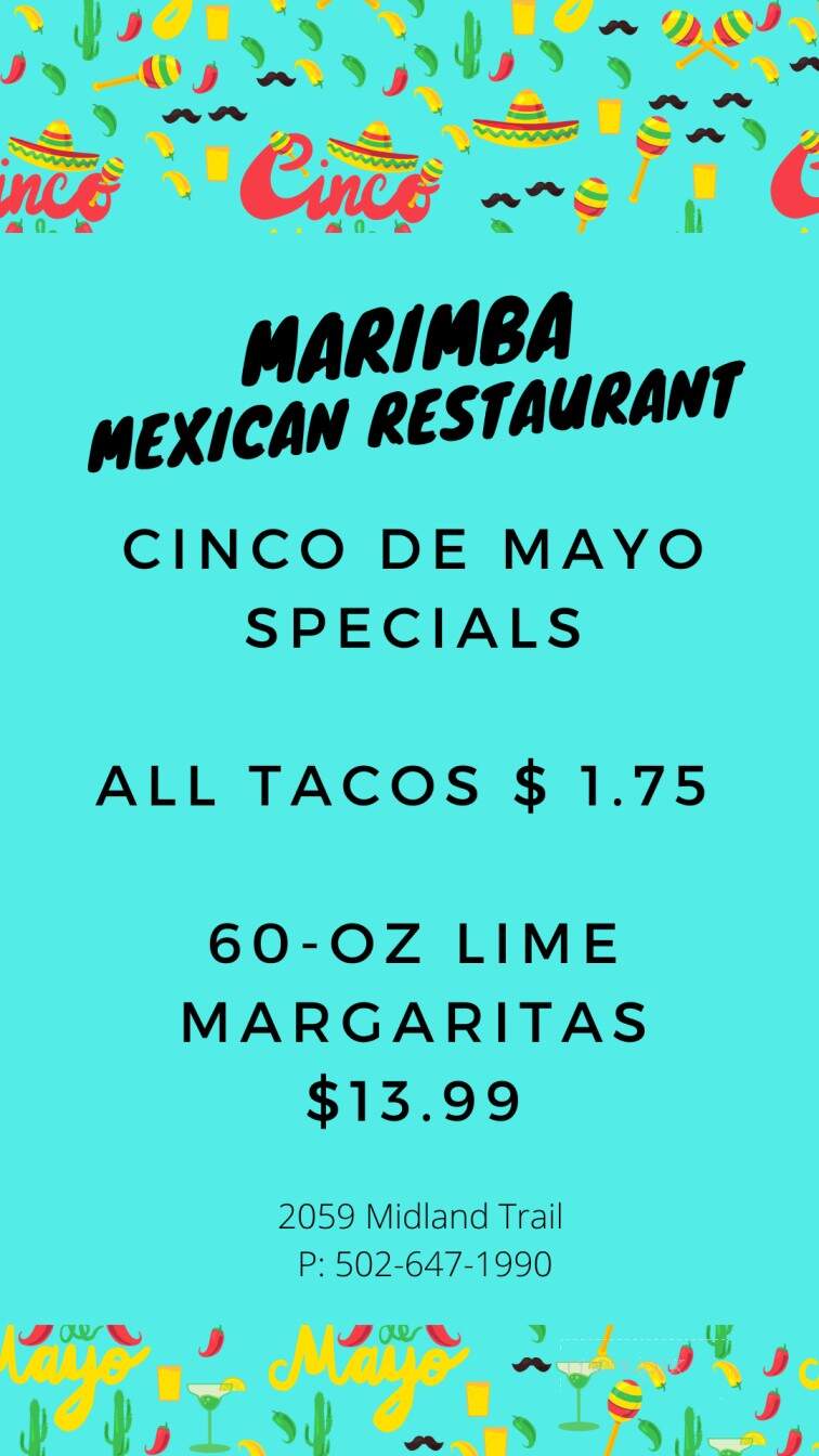 Marimba Mexican Restaurant - Shelbyville, KY menu_pic