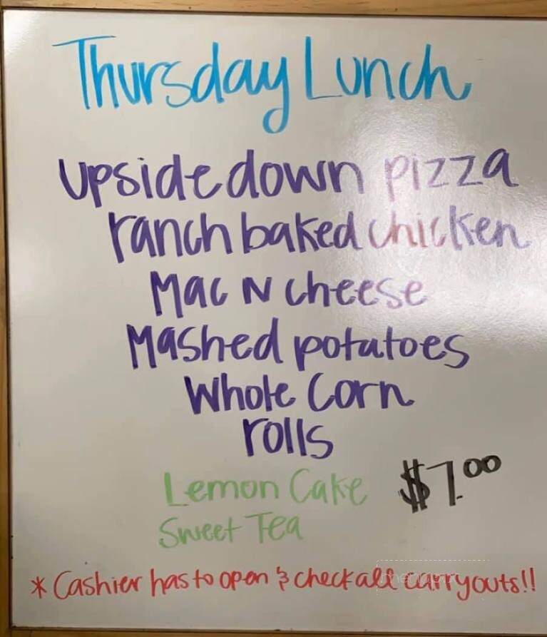 Nancy's Place - Calhoun City, MS menu_pic