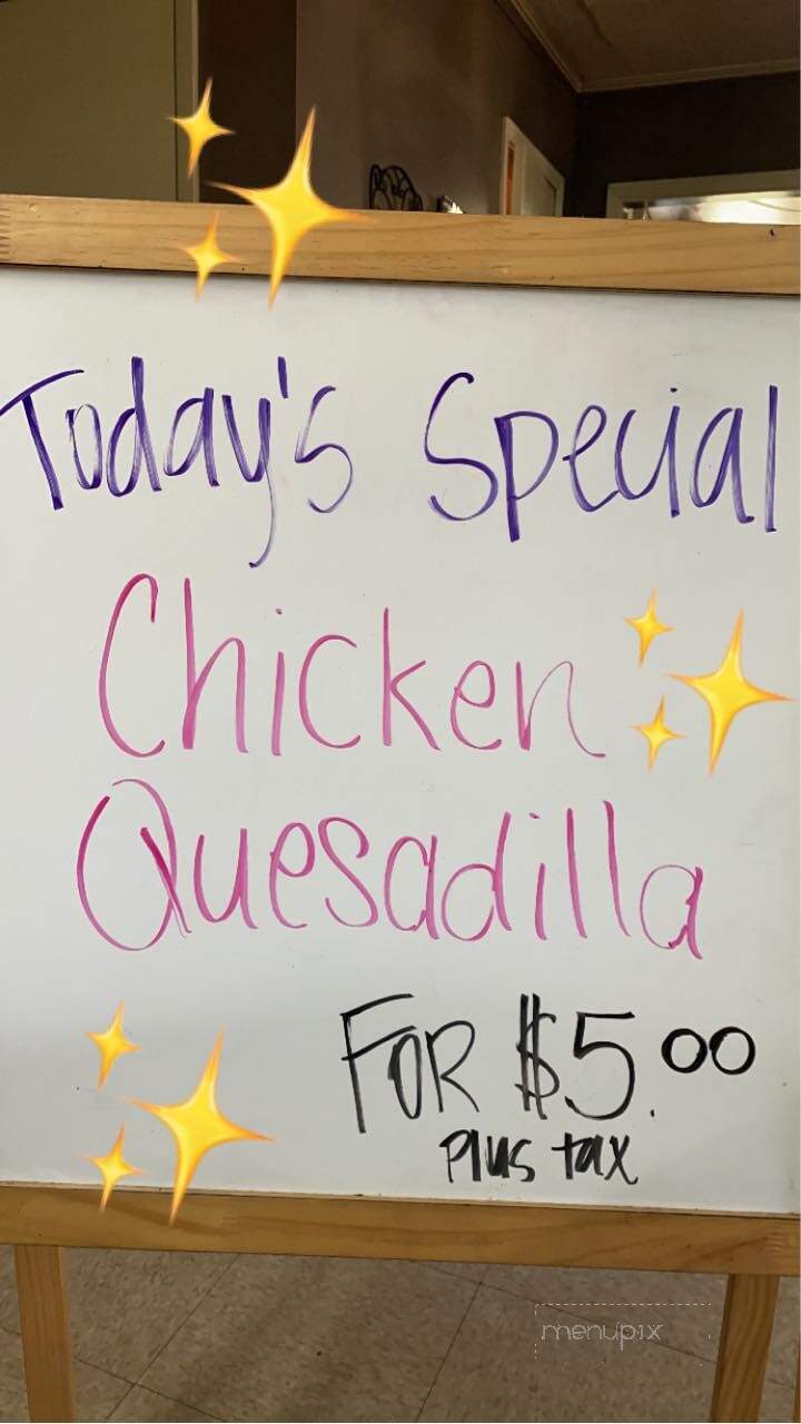 Nancy's Place - Calhoun City, MS menu_pic
