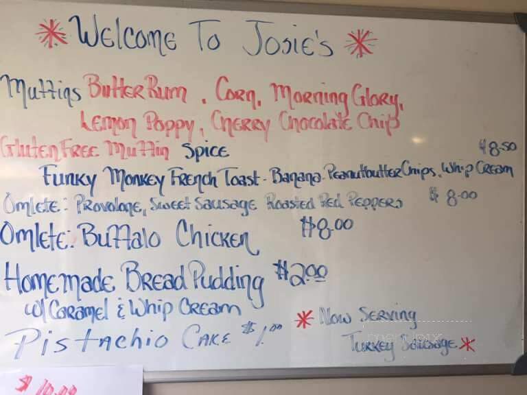 Josie's Corner - Berlin, CT menu_pic