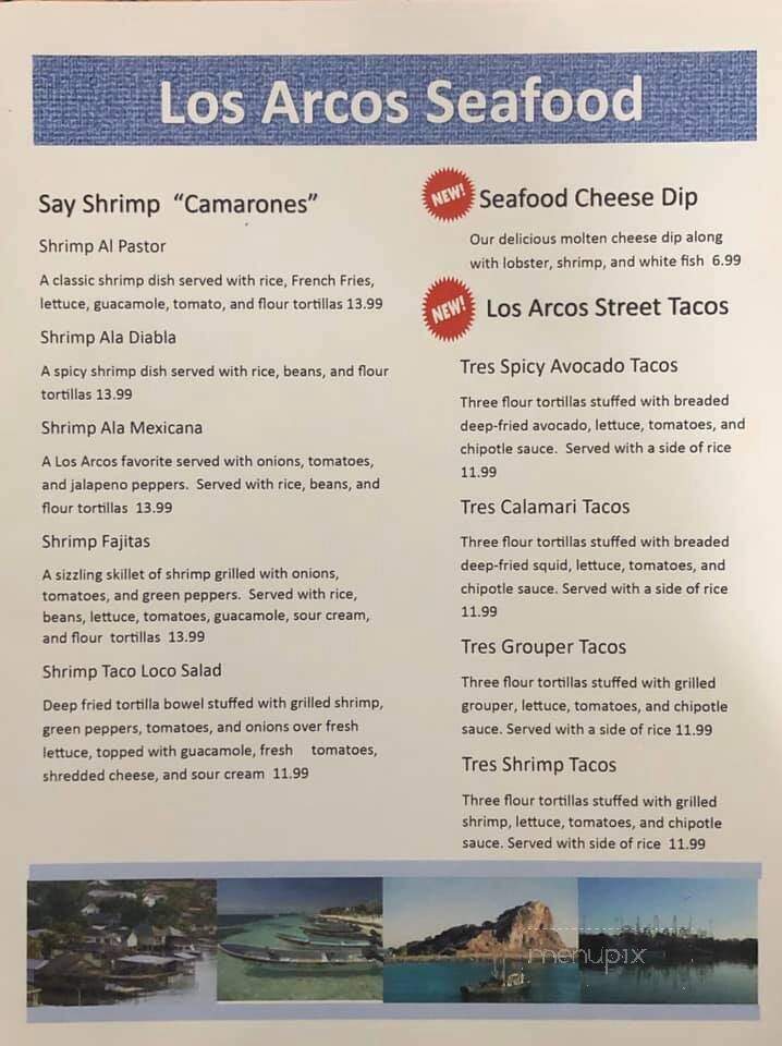 Los Arcos - Upper Sandusky, OH menu_pic