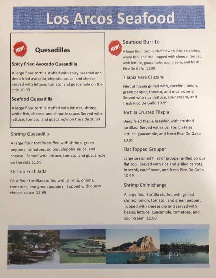 Los Arcos - Upper Sandusky, OH menu_pic