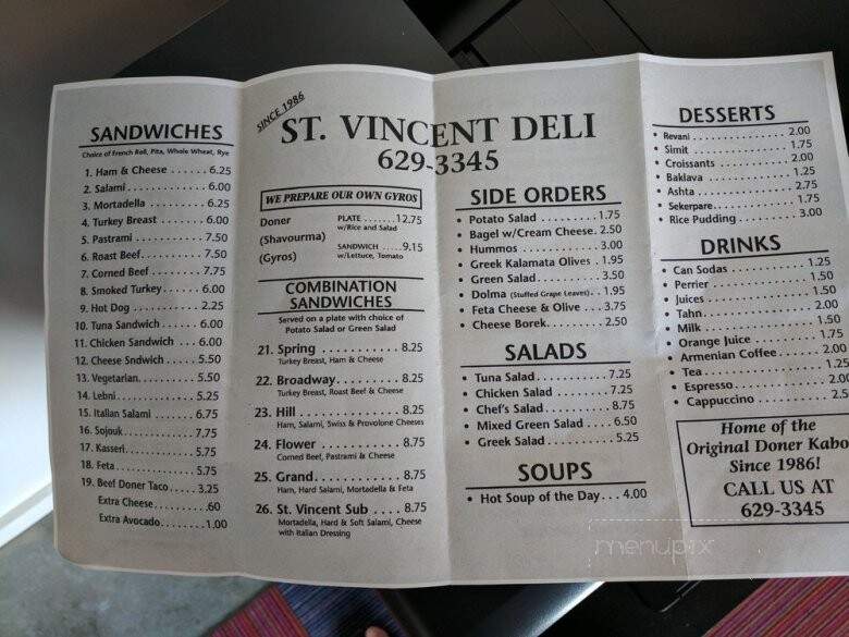 St Vincent Deli - Los Angeles, CA