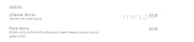Pour Richards Tap & Dining Room - Odell, IL menu_pic