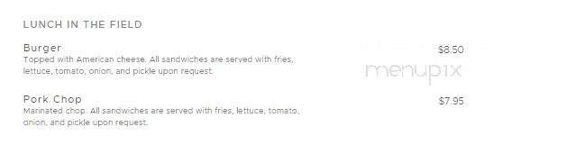 Pour Richards Tap & Dining Room - Odell, IL menu_pic