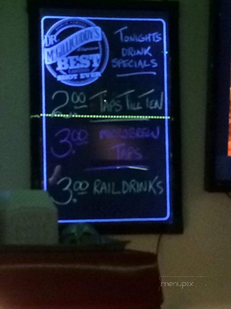 Mondays - Madison, WI menu_pic
