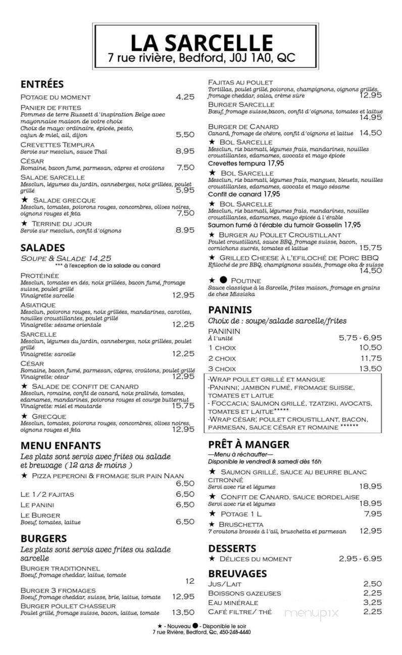 Restaurant La Sarcelle - Bedford, QC
