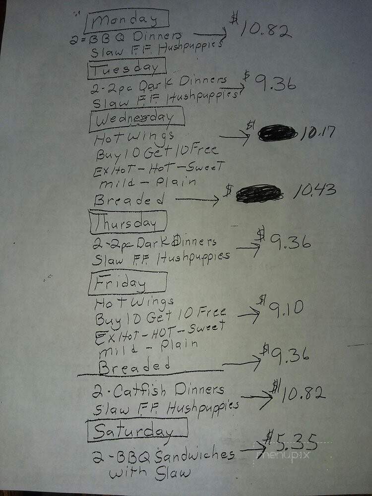 Ark - Jacksonville, NC menu_pic
