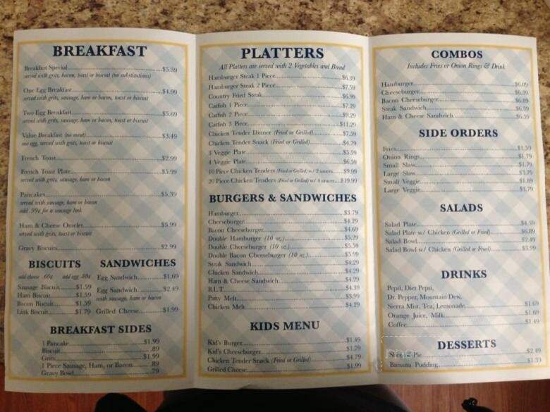 Sara Jay's - Opelika, AL menu_pic