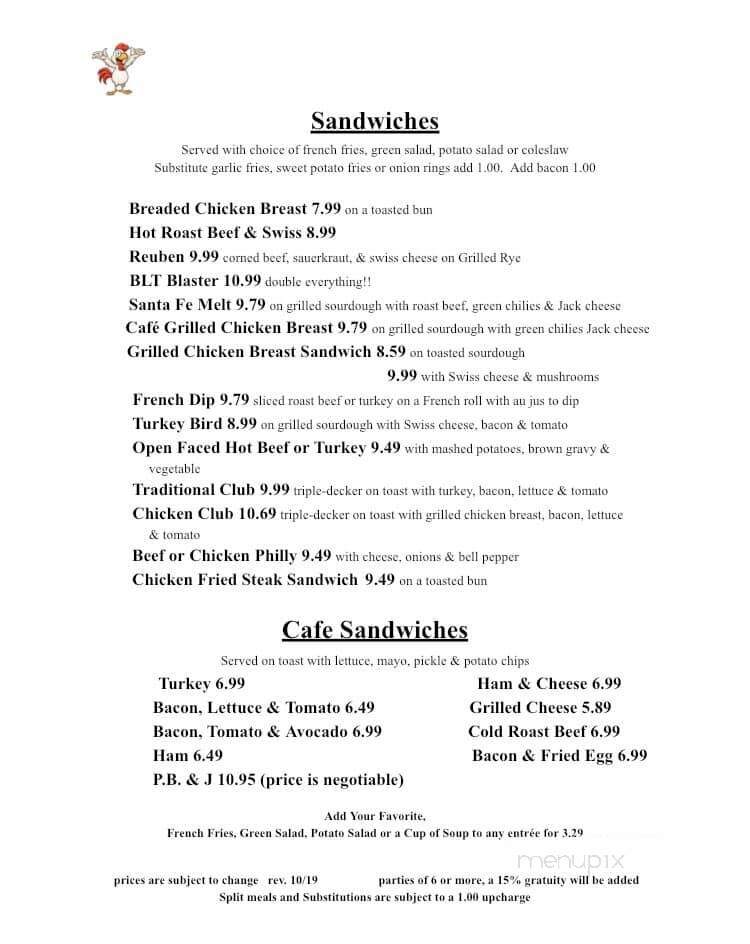 Bridgehead Cafe - Antioch, CA menu_pic