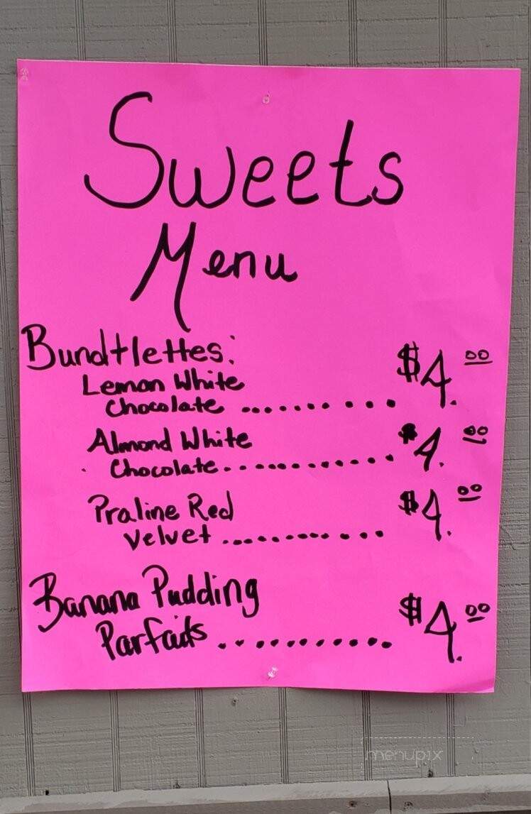 B&B Generations - Folsom, LA menu_pic