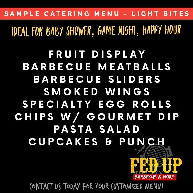 Fed Up Barbecue & More - Radcliff, KY menu_pic