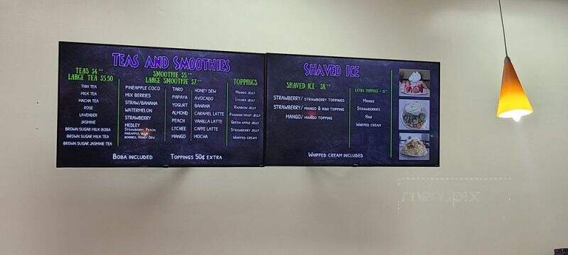 Bobe Boba - Anaheim, CA menu_pic