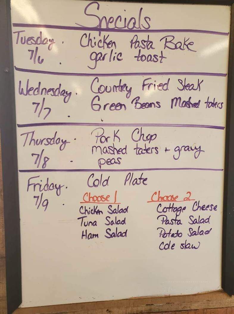 Eight Ball Pool Hall - Manchester, OH menu_pic