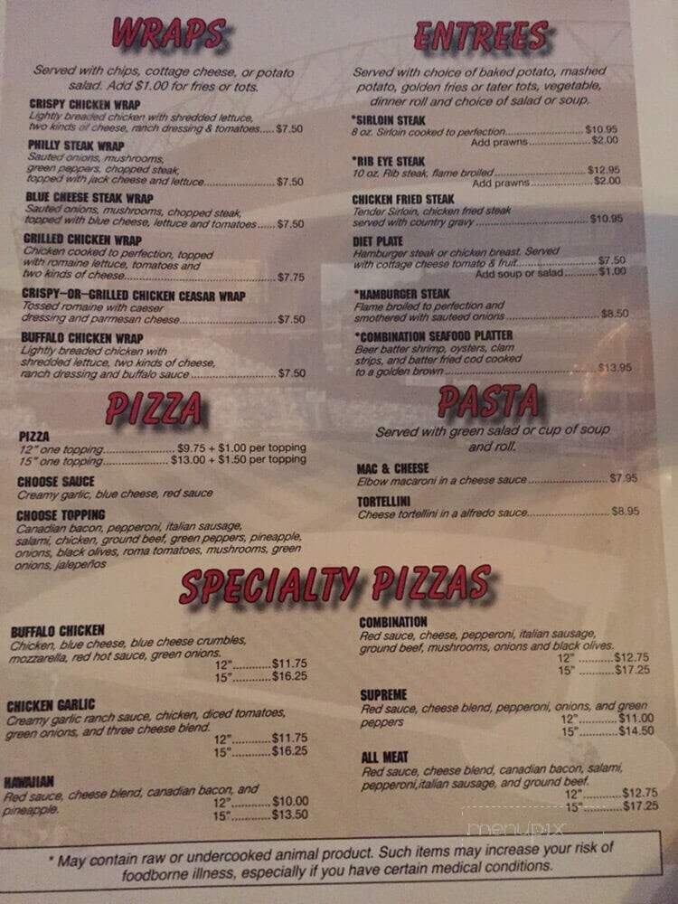 Players Sportsbar & Grill - Kennewick, WA menu_pic