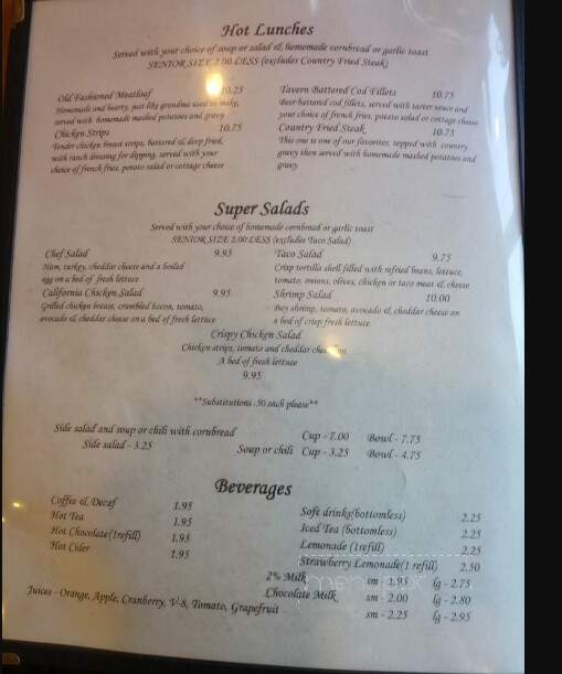 Mama Jane's - The Dalles, OR menu_pic
