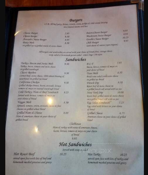 Mama Jane's - The Dalles, OR menu_pic